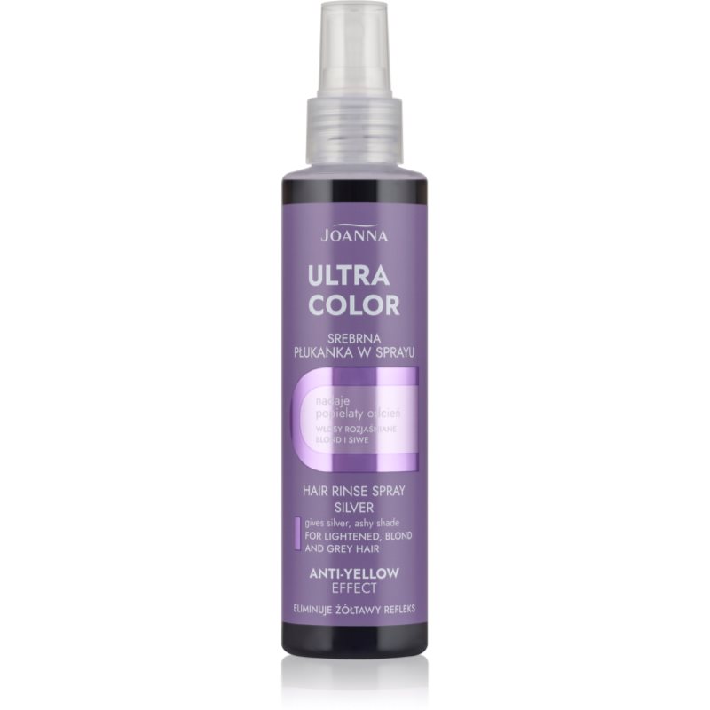 Joanna Ultra Color Hair Rinse Silver Spray pigment pentru păr culoare Silver 150 ml