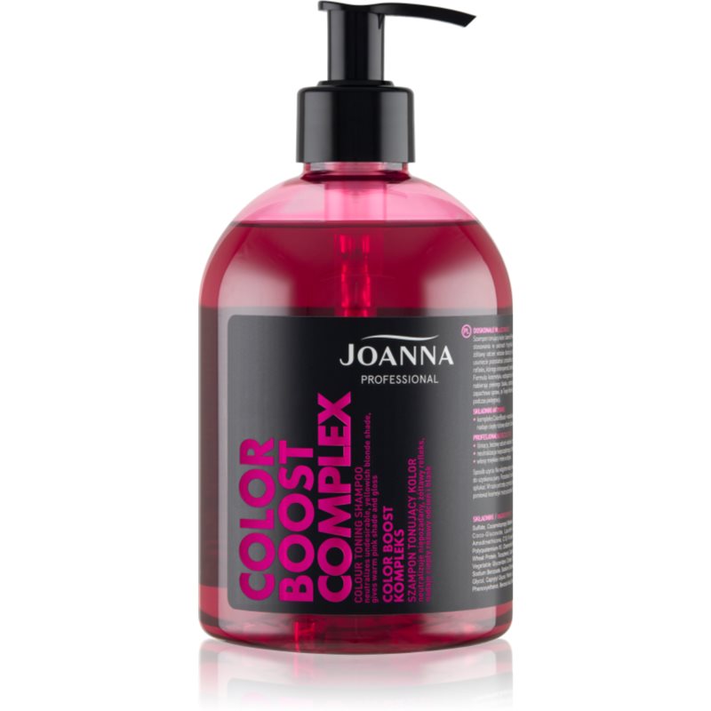 Joanna Professional Color Boost Complex șampon pentru neutralizarea tonurilor de galben 500 g