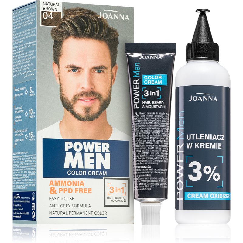 Joanna Power Men culoare par pentru barbati culoare Natural Brown