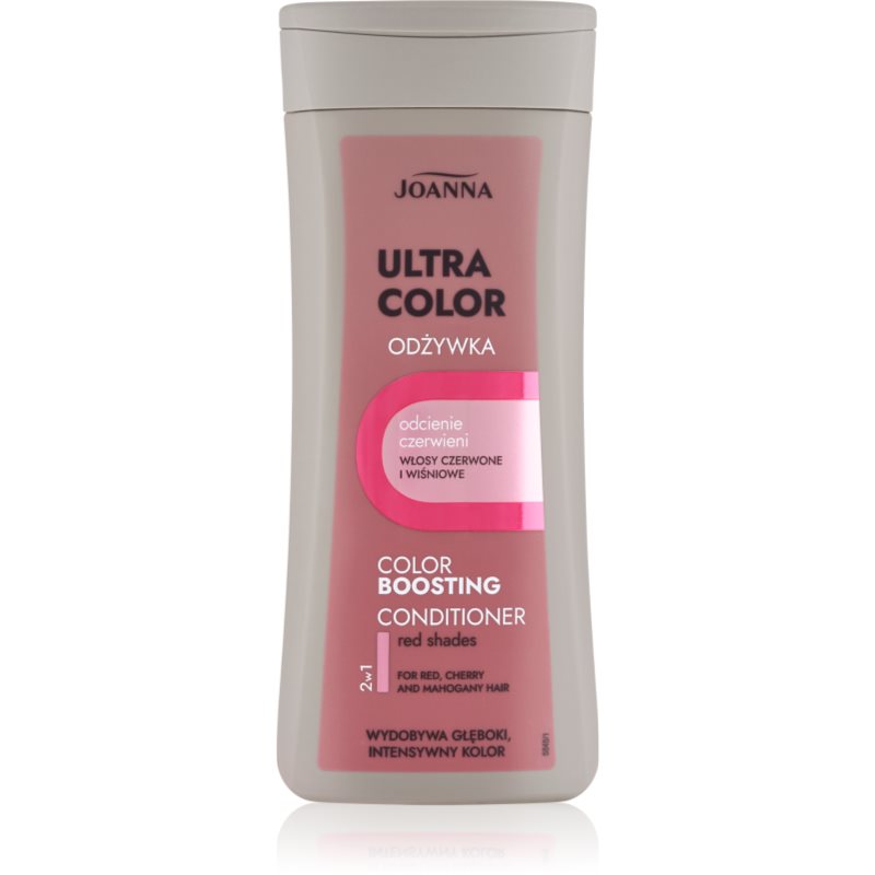 Joanna Ultra Color Boosting Conditioner balsam cu efect de intensificare a culorii red shades 200 g