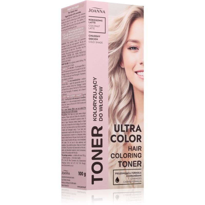 Joanna Ultra Color toner color culoare Coconut Latte 100 g