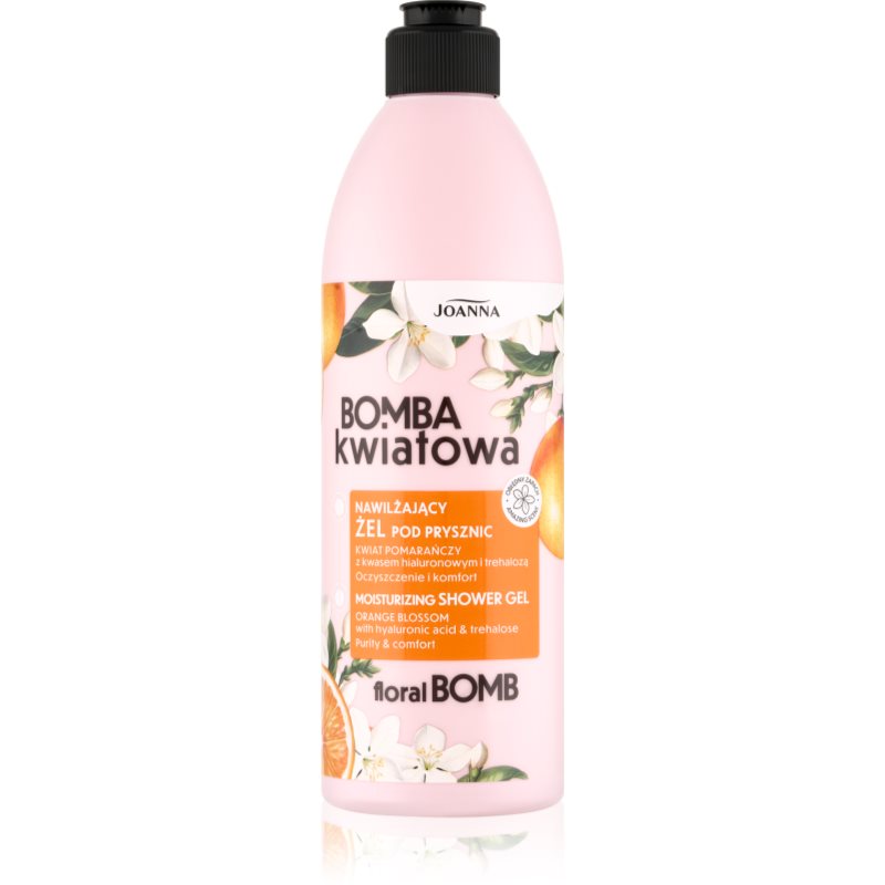 Joanna Floral Bomb Moisturizing gel de duș Orange Blossom 500 ml