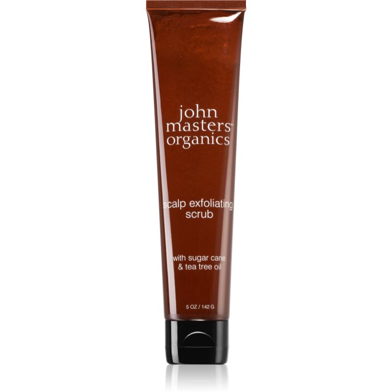 John Masters Organics Scalp Exfoliating Scrub with Sugar Cane & Tae Tree Oil exfoliant de curățare pentru scalp 142 g
