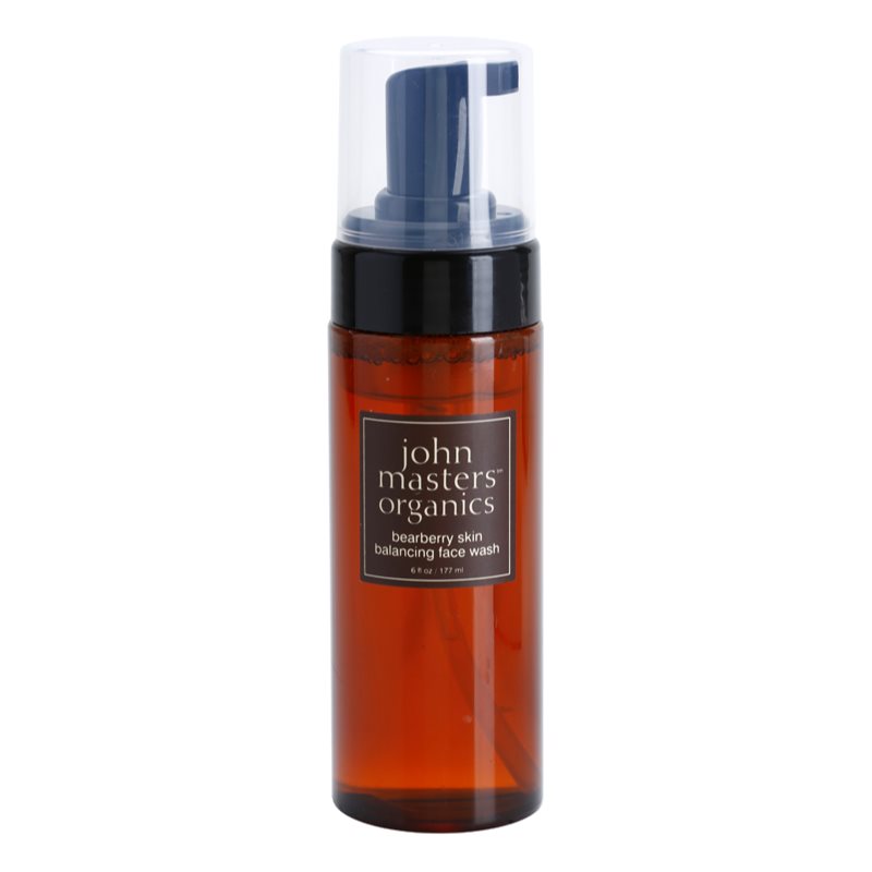 John Masters Organics Bearberry Skin Balancing Face Wash spuma de curatare ce echilibreaza excesul sebum 170 ml