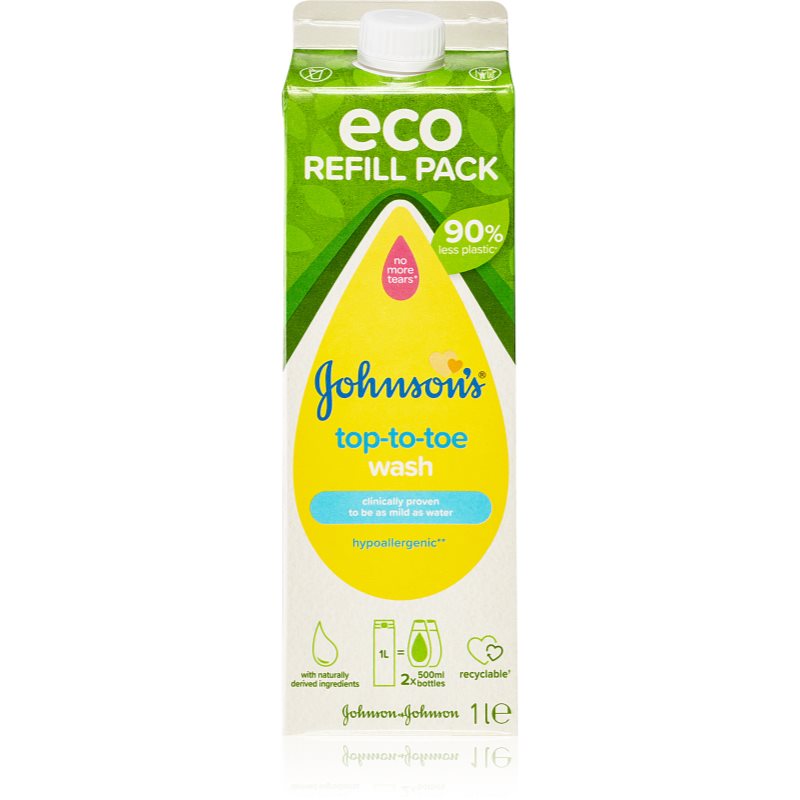 Johnson's® Top-to-Toe gel de duș pentru corp și păr pentru nou-nascuti si copii