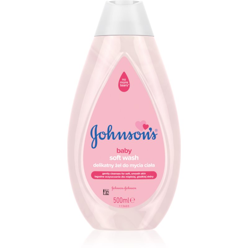 Johnson's® Wash and Bath Gel de curatare delicat 500 ml