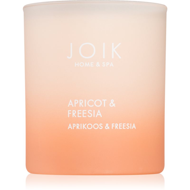 JOIK Organic Home & Spa Apricot & Freesia lumânare parfumată 150 g