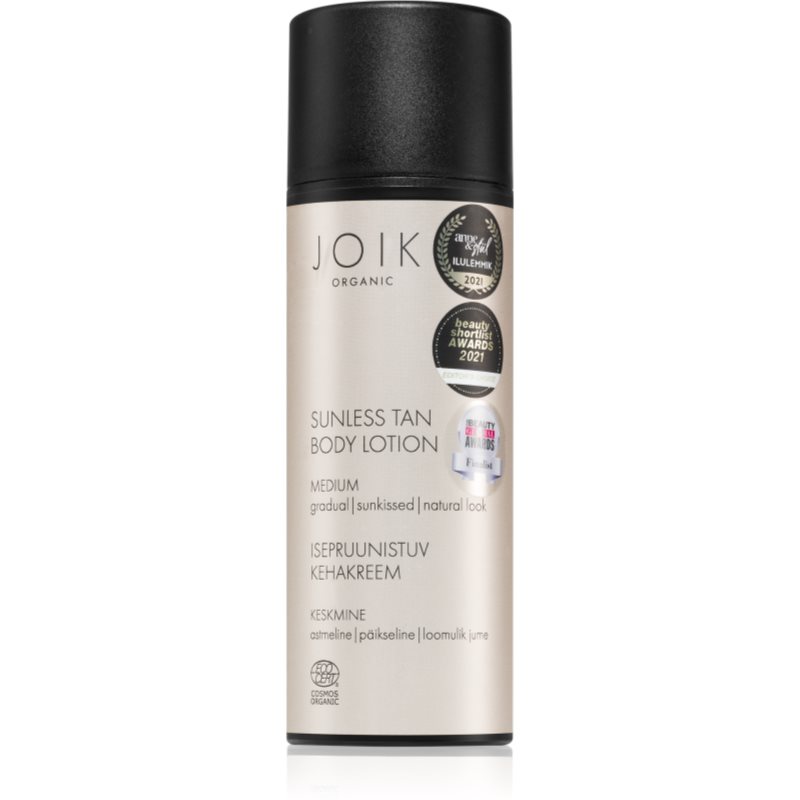 JOIK Organic Sunless Tan lotiune autobronzanta Medium 150 ml