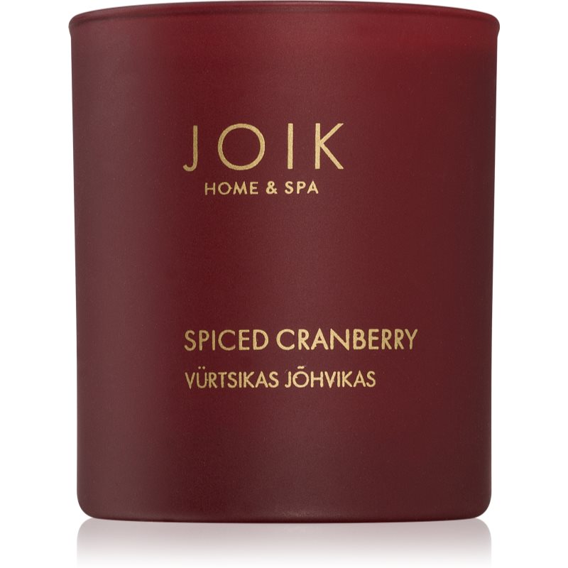 JOIK Organic Home & Spa Spiced Cranberry lumânare parfumată 150 g