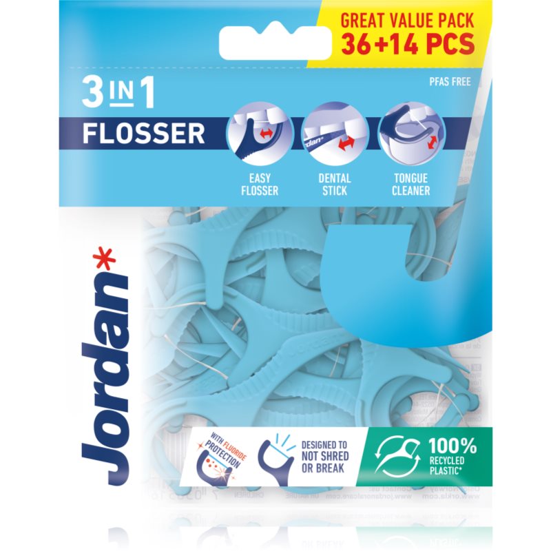 Jordan Flosser 3in1 ata dentara 50 buc