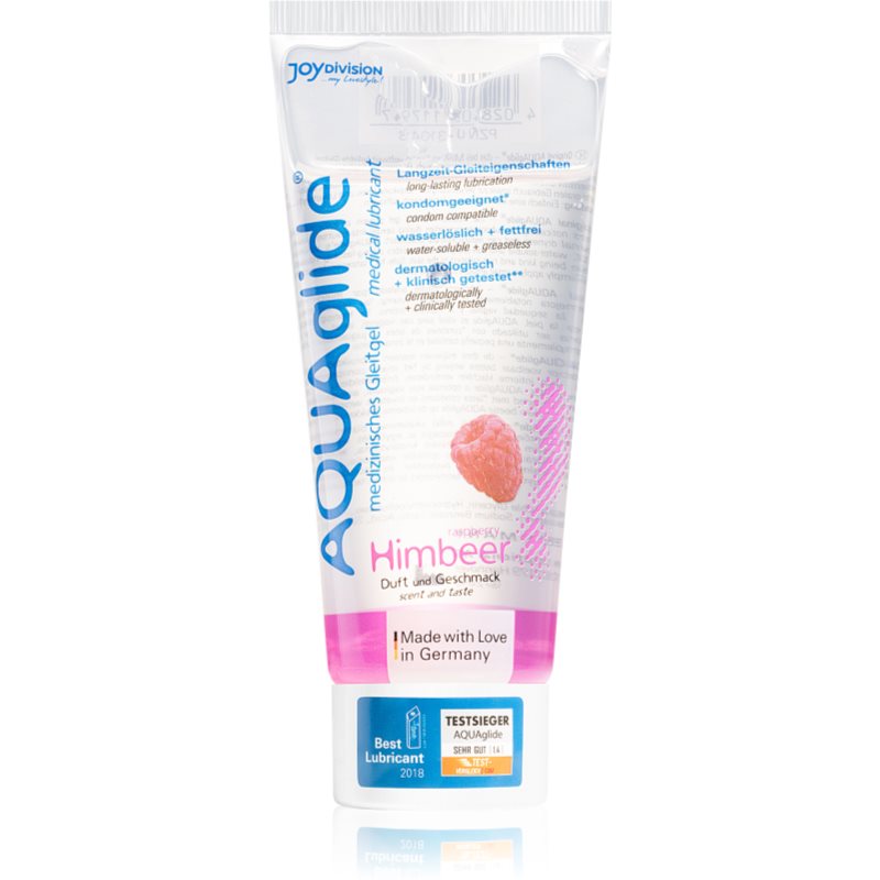 JoyDivision AQUAglide gel lubrifiant cu aromă Raspberry 100 ml