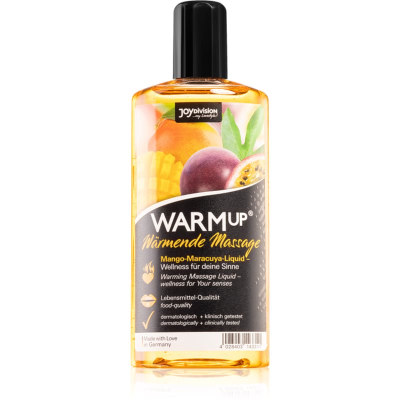 JoyDivision WARMup gel pentru masaj cu aromă Mango/Maracuja 150 ml