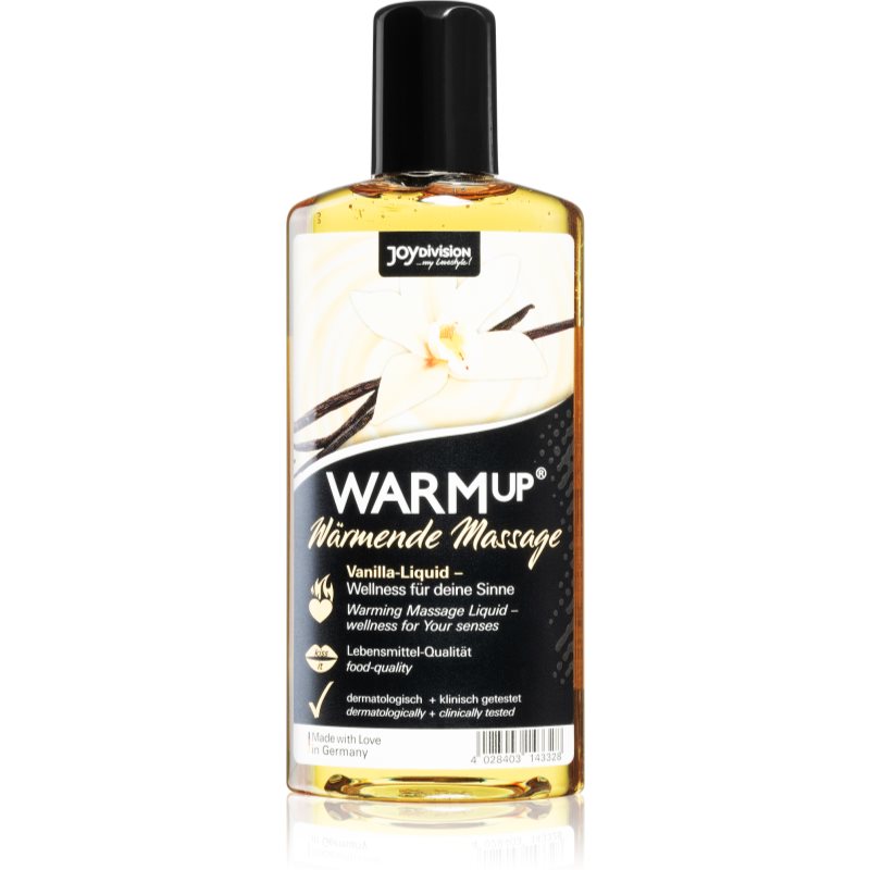 JoyDivision WARMup gel pentru masaj cu aromă Vanilla 150 ml