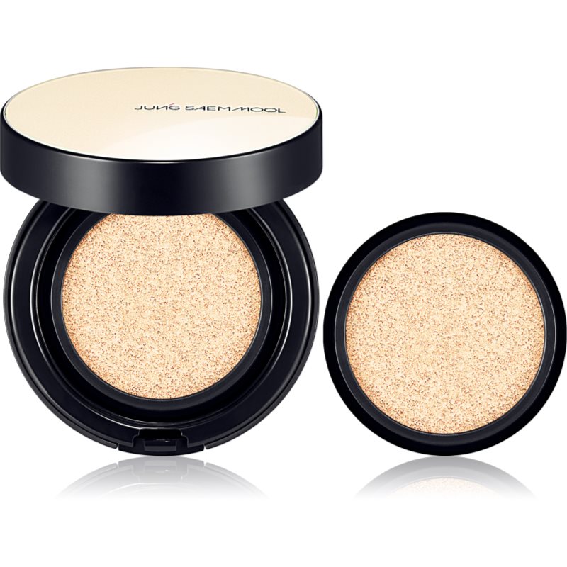JUNG SAEM MOOL Essential Skin Nuder Cushion fond de ten hidratant, în burete + refill culoare Fair Pink 2x14 g