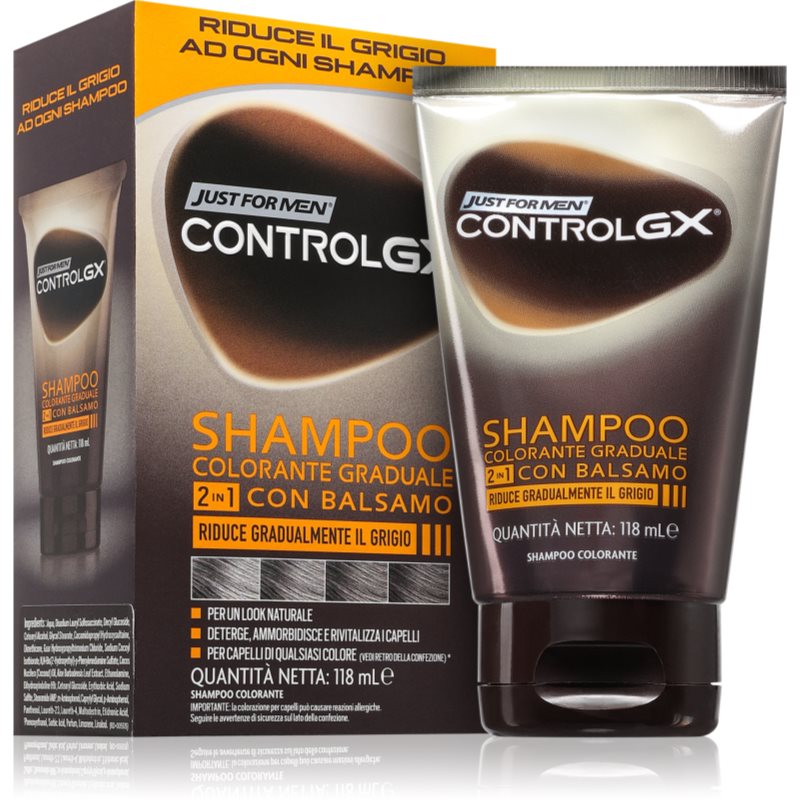 Just for Men Control GX Shampoo sampon si balsam pentru par grizonat pentru bărbați 118 ml