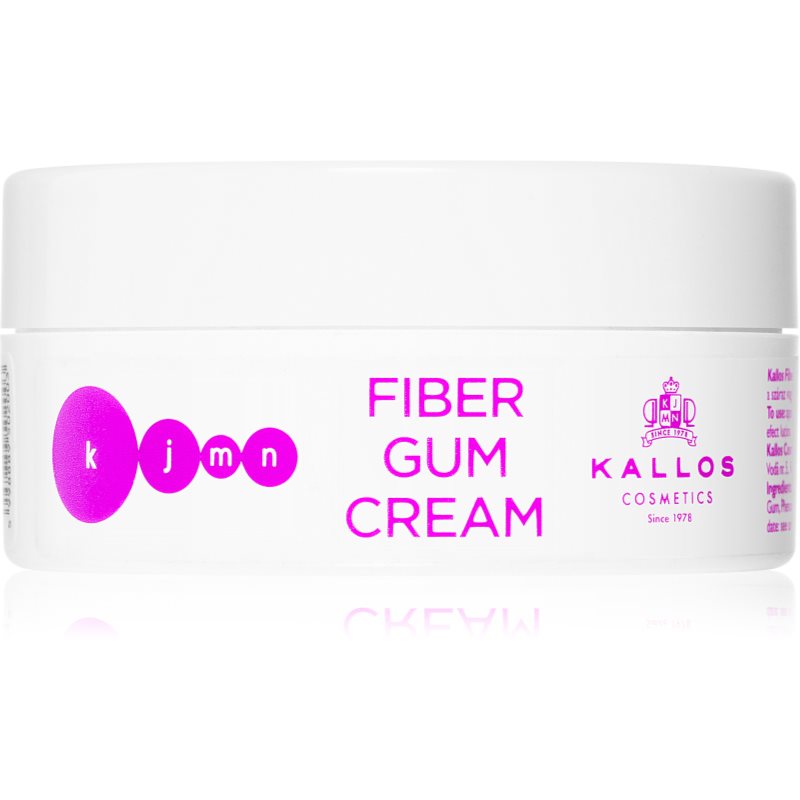 Kallos KJMN Professional Fiber Gum Cream guma modelatoare pentru păr 100 ml