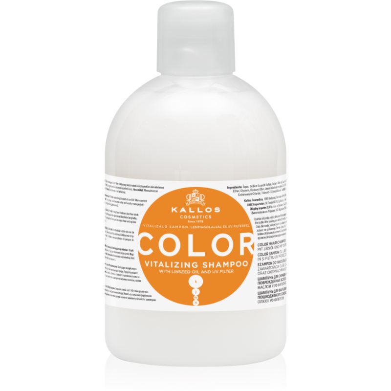 Kallos KJMN Professional Color șampon pentru par vopsit si sensibil 1000 ml