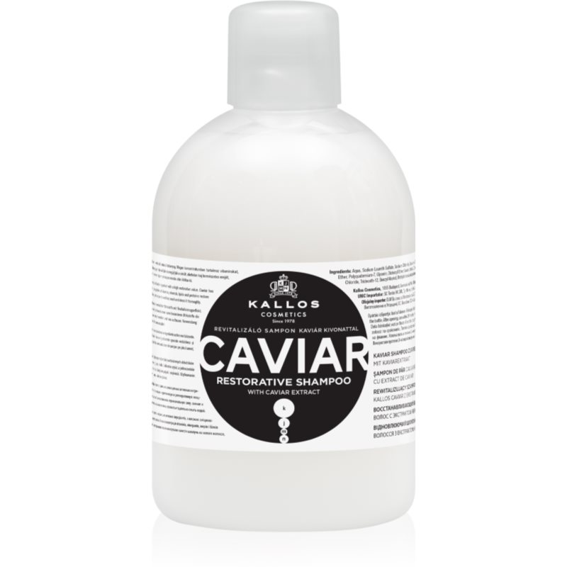 Kallos KJMN Professional Caviar șampon regenerator cu caviar 1000 ml