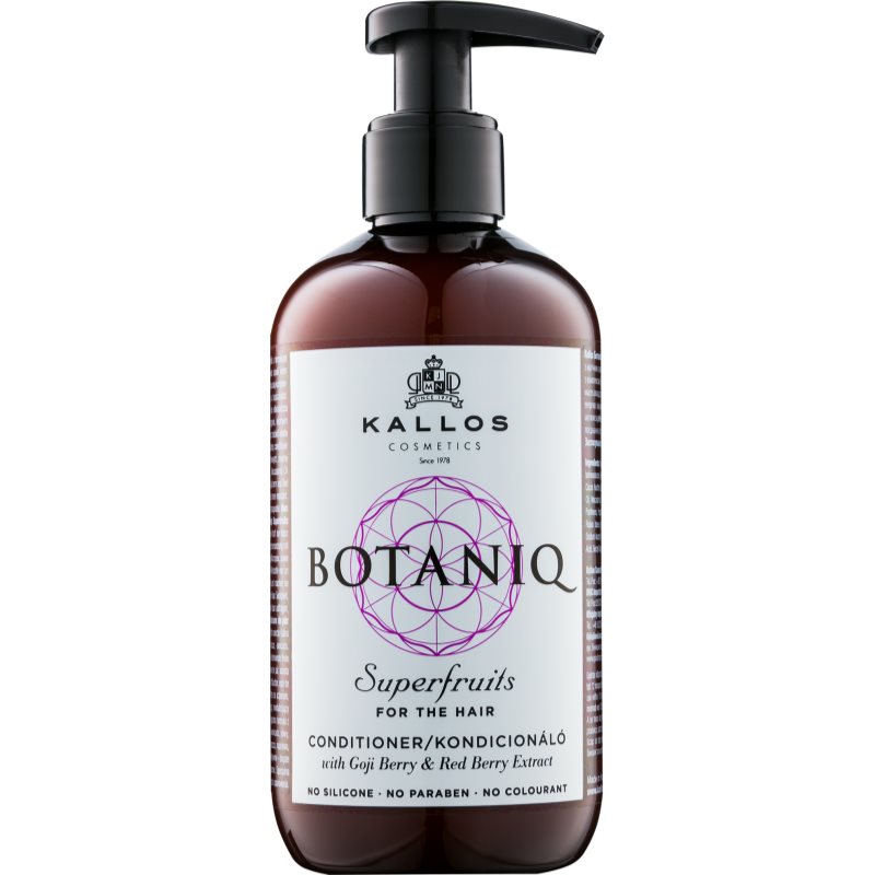 Kallos Botaniq Superfruits balsam stimulant cu extracte din plante fara sulfati si parabeni 300 ml