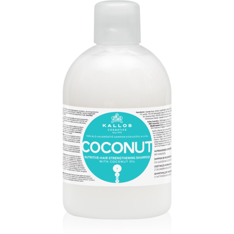 Kallos KJMN Professional Coconut Sampon pentru păr deteriorat 1000 ml