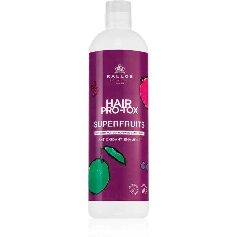 Kallos Hair Pro-Tox Superfruits șampon de păr cu efect antioxidant 500 ml