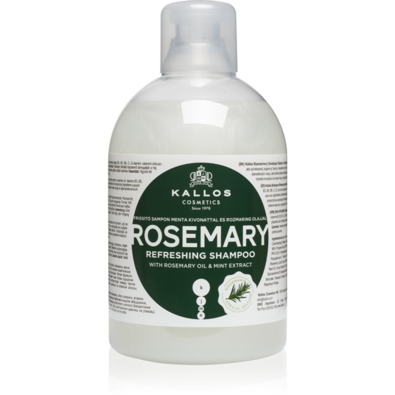 Kallos KJMN Professional Rosemary sampon pentru curatare 1000 ml
