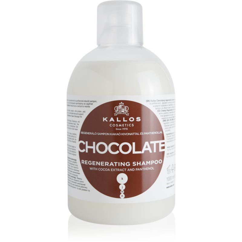 Kallos KJMN Professional Chocolate sampon pentru regenerare 1000 ml