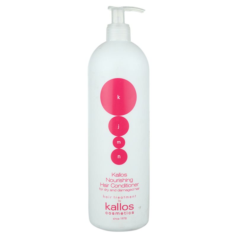 Kallos KJMN Professional Nourishing Hair Conditioner balsam pentru păr uscat și deteriorat 1000 ml