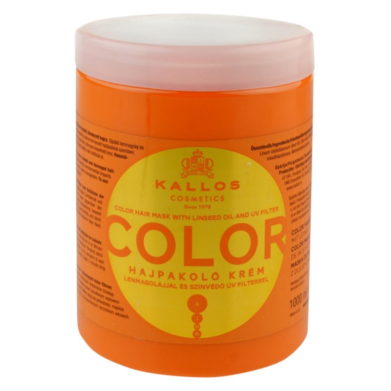 Kallos Color masca pentru păr vopsit mix de culori 1000 ml