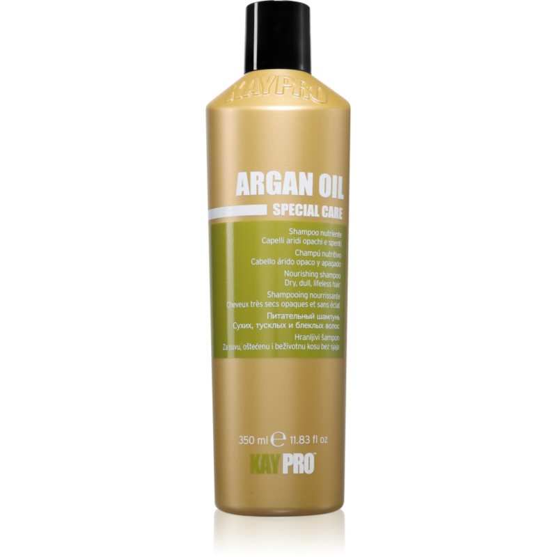 Kaypro Argan Oil Nourishing Shampoo Sampon pentru par uscat si gras cu ulei de argan 350 ml