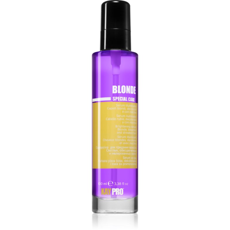 Kaypro Blonde Brightening Serum ser cu efect iluminator pentru par blond 100 ml