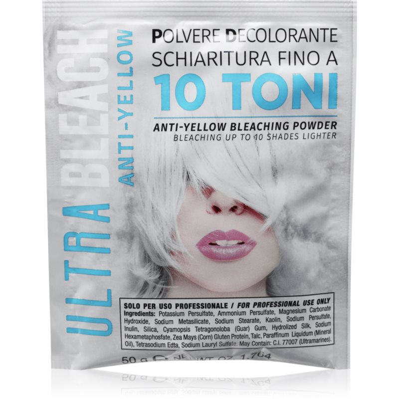 Kaypro Ultra Bleach No-Yellow Bleaching Powder decolorant pentru păr pentru uz profesonial 50 g