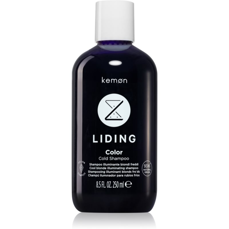 Kemon Liding Color Cold Shampoo șampon pentru neutralizarea tonurilor de galben 250 ml