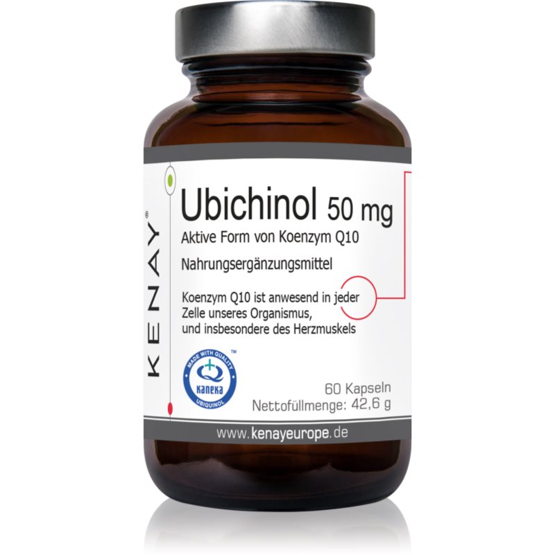 Kenay Ubichinol - Koenzym Q10 50 mg Kapseln zur Unterstützung des Energiestoffwechsels 60 KAP