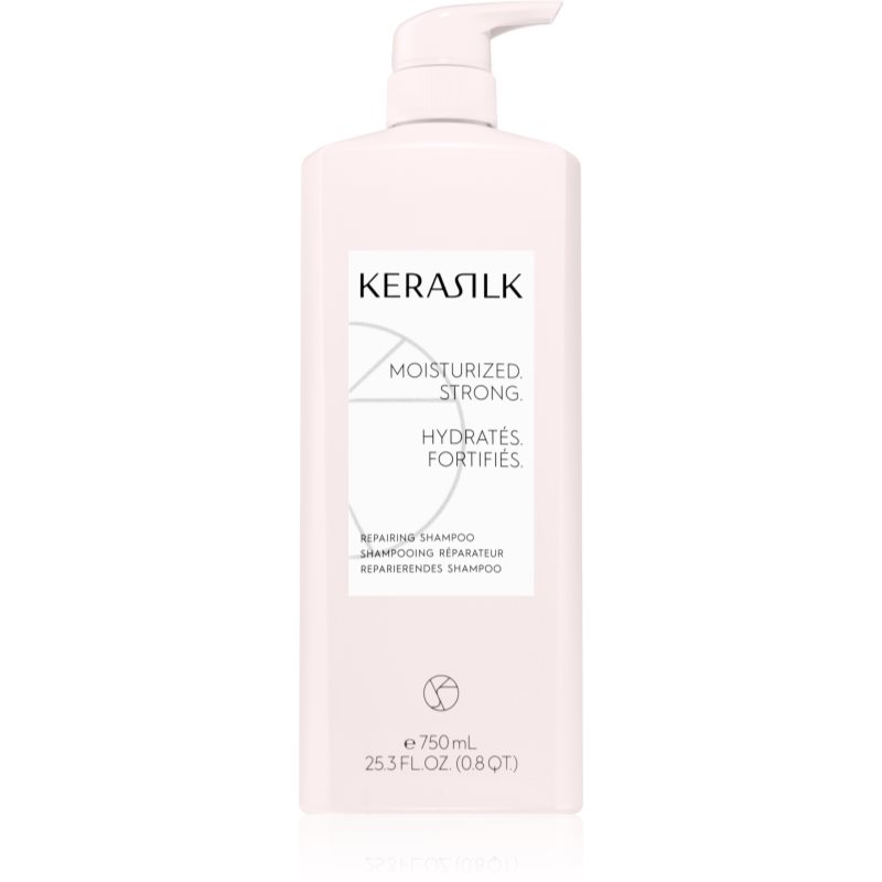 Kerasilk Essentials Repairing Shampoo Sampon Pentru Curatare Si Hranire A Parului Pentru Par Uscat Si Deteriorat 750 Ml