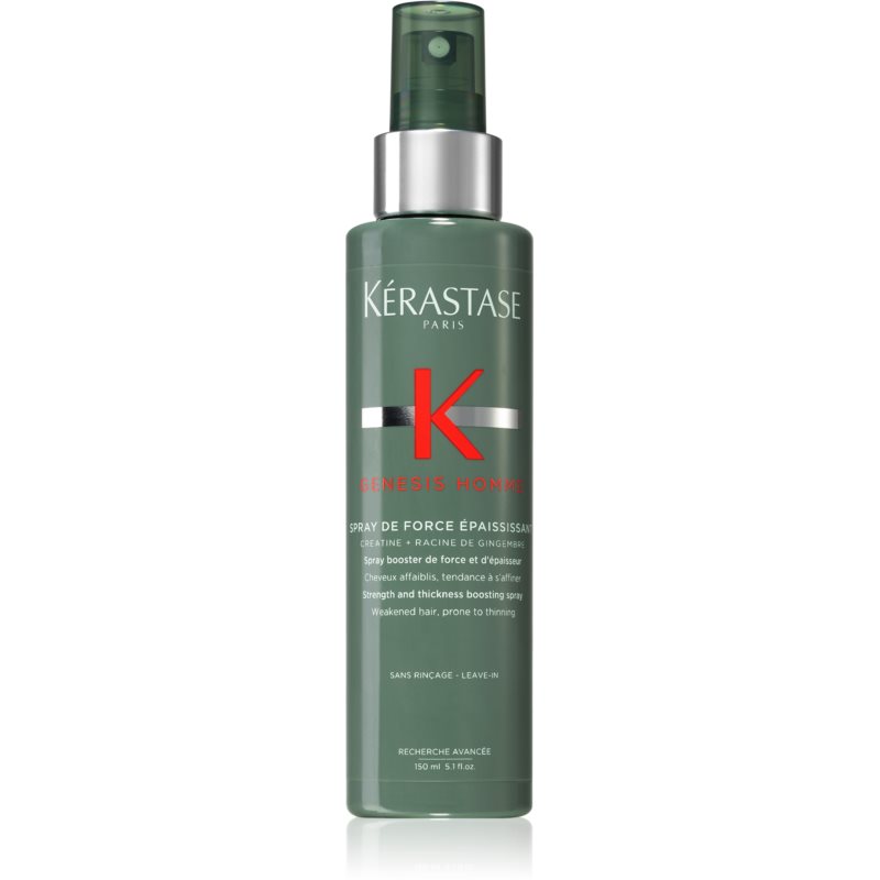 Kérastase Genesis Homme Spray de Force Épaississant tonic spray pentru părul slab cu tendință de cădere pentru bărbați 150 ml