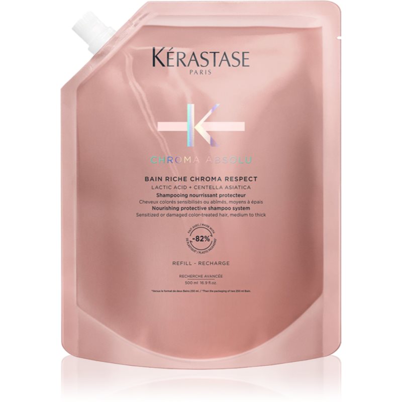 Kérastase Chroma Absolu Bain Riche Chroma Respect sampon hranitor pentru păr vopsit Refill 500 ml