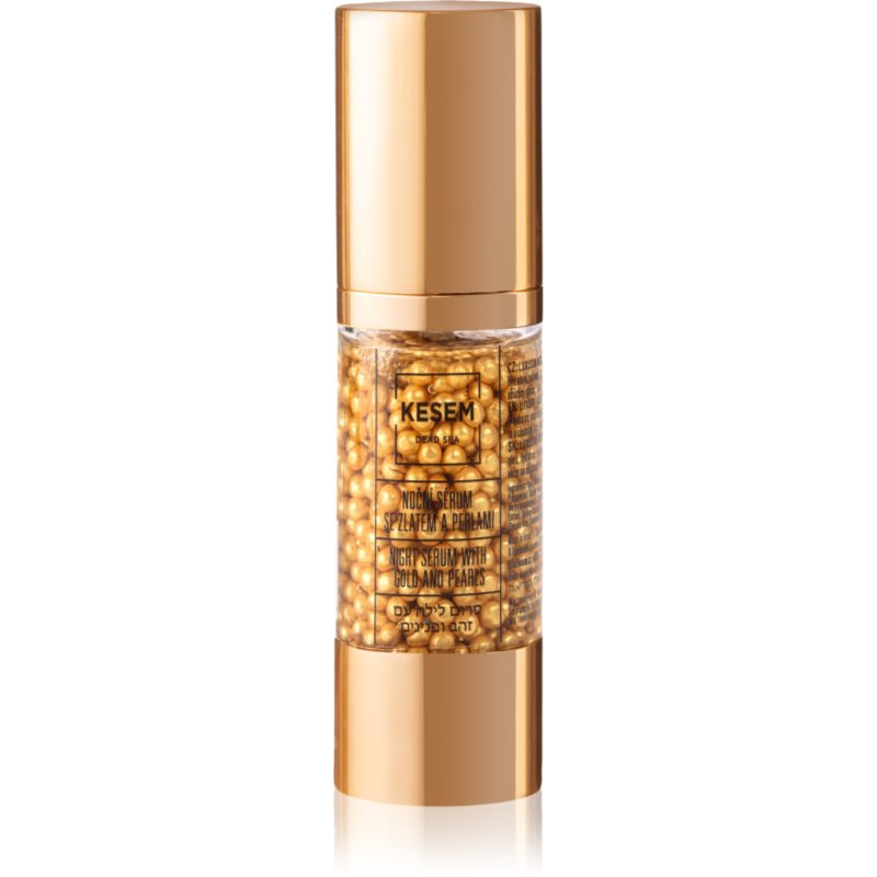 KESEM Night Serum with Gold and Pearls ser de noapte cu aur și perle 30 ml
