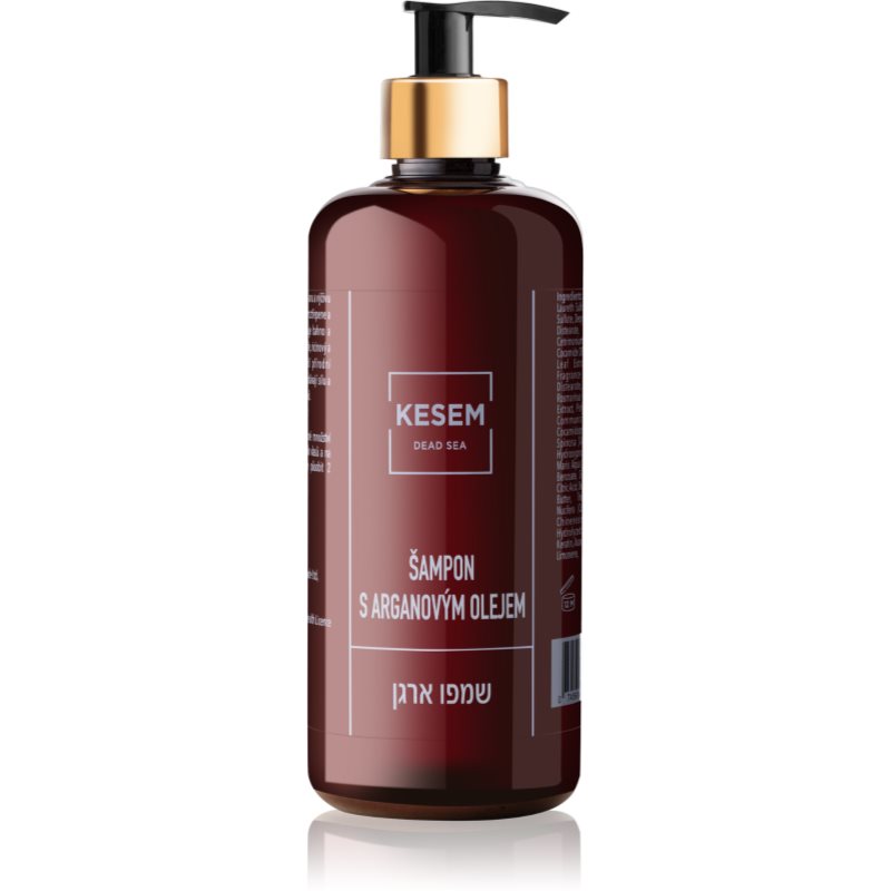 KESEM Argan Shampoo with Dead Sea Minerals sampon cu argan cu minerale din Marea Moartă 500 ml