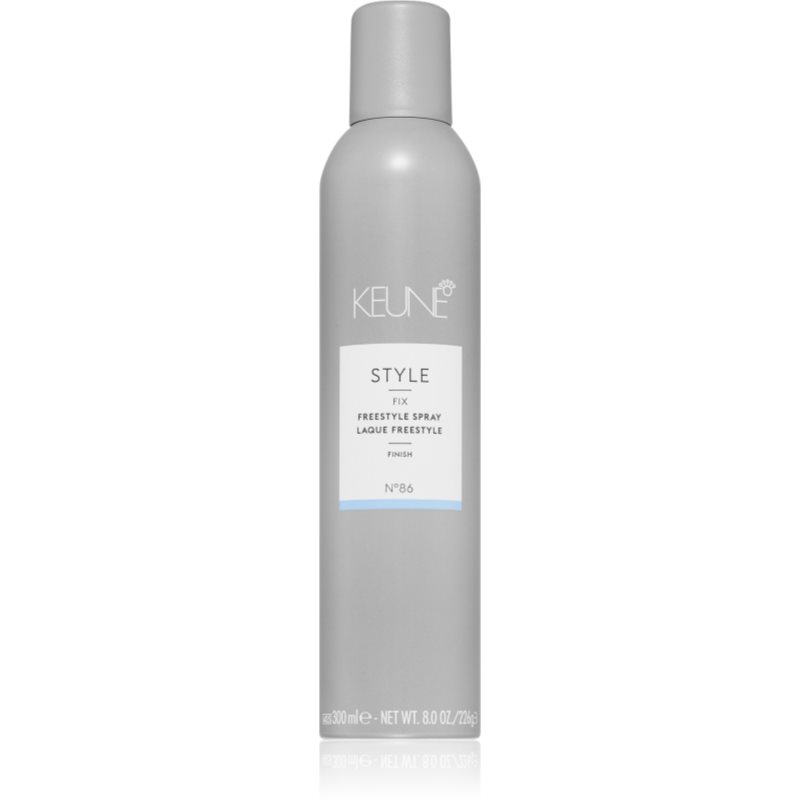 Keune Style Freestyle Spray lac cu fixare puternică și extra volum cu filtru UV 300 ml