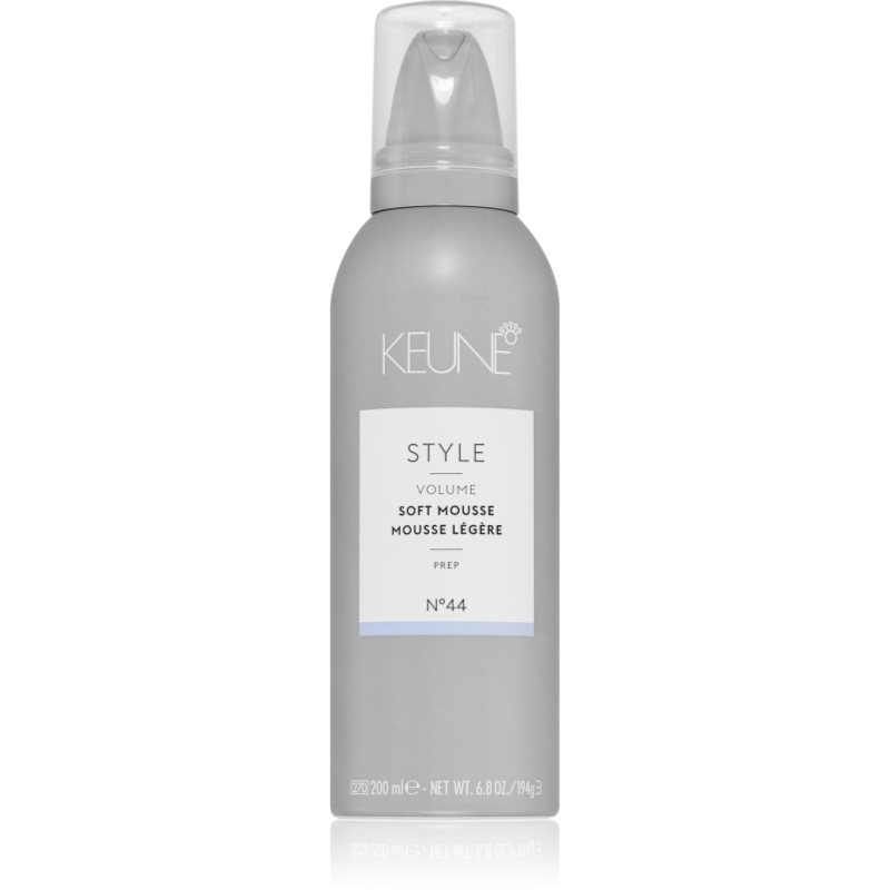 Keune Style Soft Mousse fixativ de păr pentru volum, cu fixare medie pentru fixare naturala si stralucire 200 ml