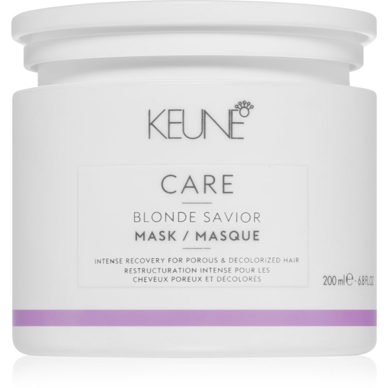 Keune Care Blonde Savior Mask masca hidratanta pentru par decolorat 200 ml