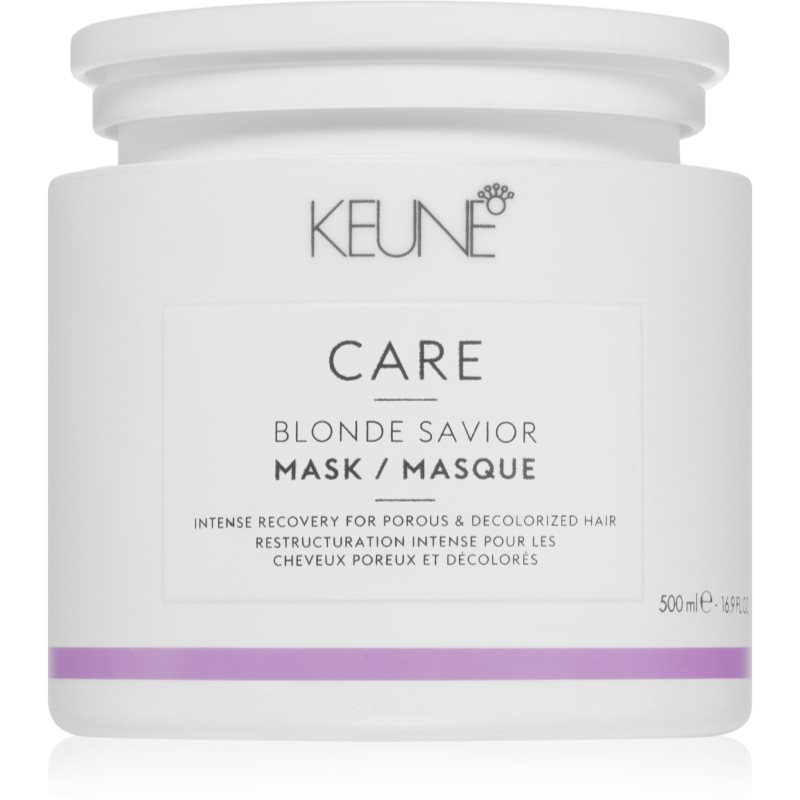 Keune Care Blonde Savior Mask masca hidratanta pentru par decolorat 500 ml