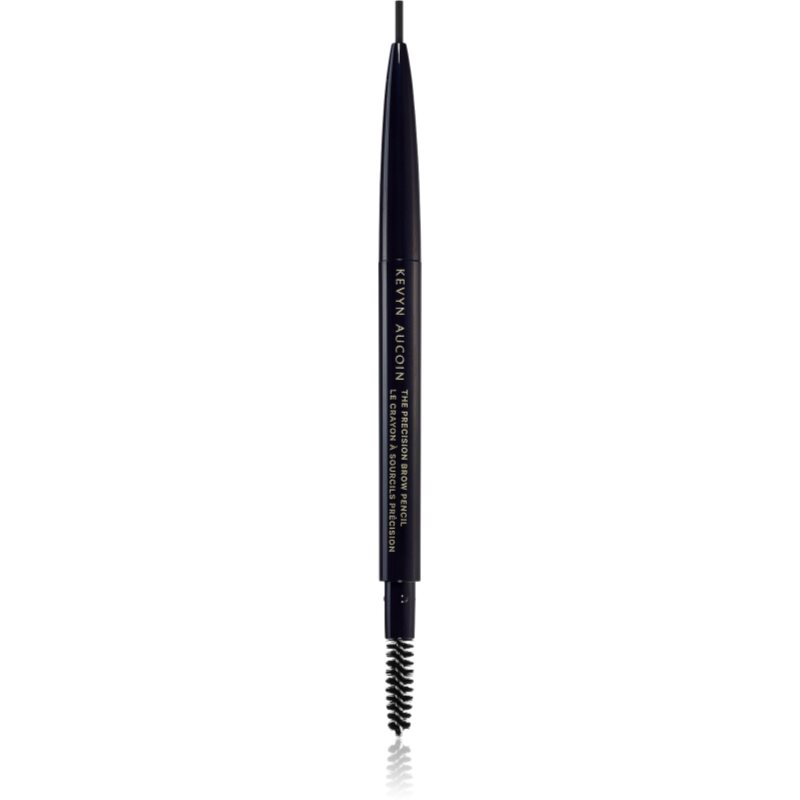 Kevyn Aucoin The Precision Brow Pencil creion pentru sprancene cu pensula culoare Dark Brunette 0,1 g