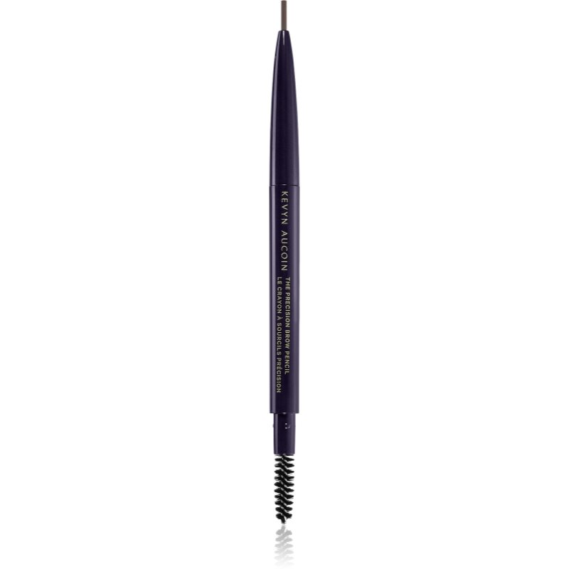 Kevyn Aucoin The Precision Brow Pencil creion pentru sprancene cu pensula culoare Brunette 0,1 g