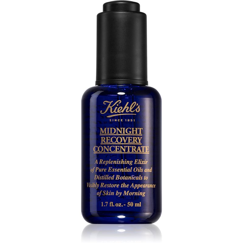 Kiehl\'s Midnight Recovery Concentrate ser de noapte reparator pentru toate tipurile de ten, inclusiv piele sensibila 50 ml