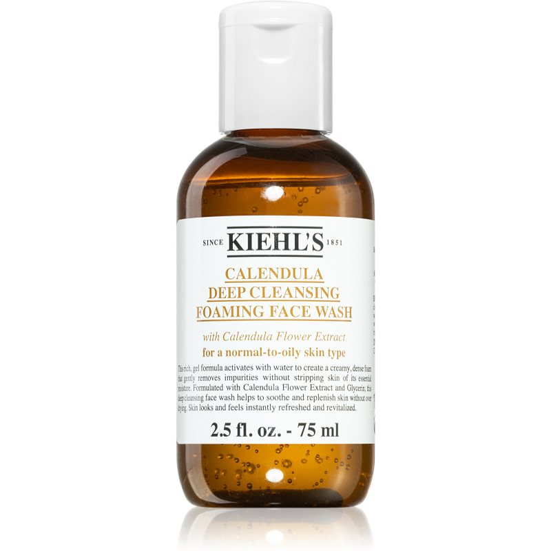 Kiehl\'s Calendula Deep Cleansing Foaming Face Wash gel pentru fata pentru curatare profunda 75 ml