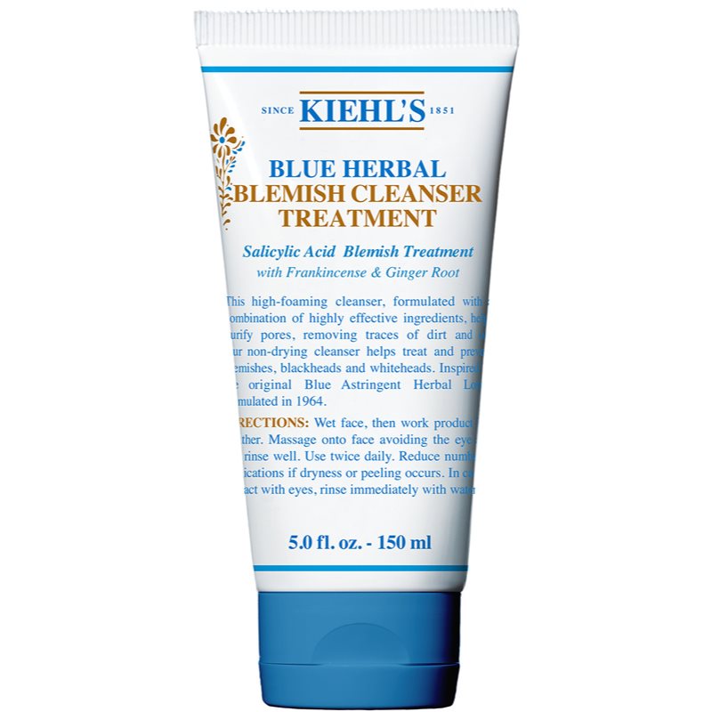 Kiehl\'s Blue Herbal Gel Cleanser gel de curățare pentru pielea problematica pentru femei 150 ml