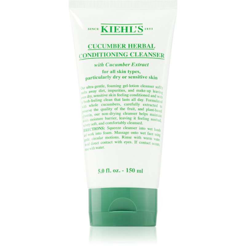 Kiehl's Cucumber Conditioning Cleanser sanfte Reinigungsemulsion für alle Hauttypen, selbst für empfindliche Haut 150 ml