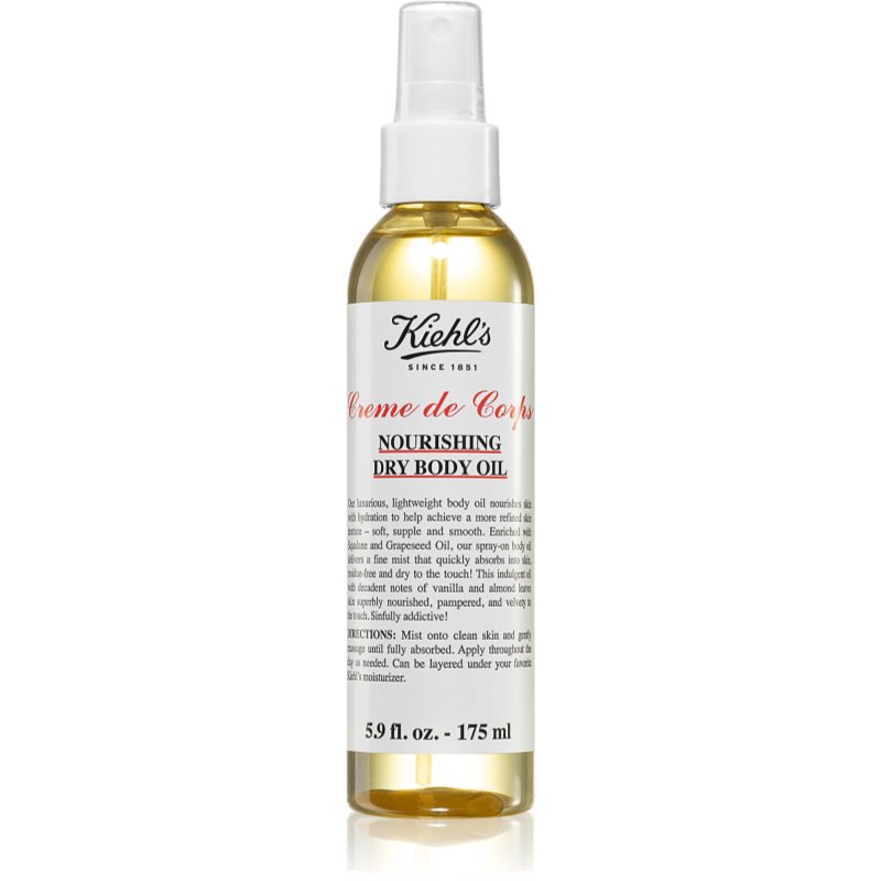 Kiehl's Creme de Corps Nourishing Dry Body Oil ulei hranitor uscat pentru corp 175 ml